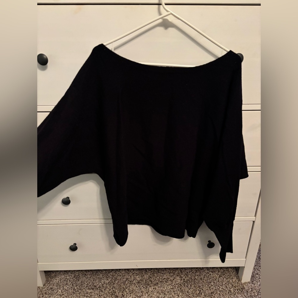 Magnolia Black Off-the-Shoulder Sweater